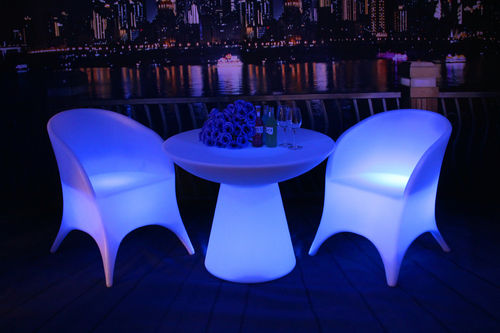 Plastic LED Chair