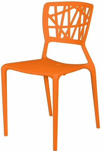 Plastic Geometric Design Chair