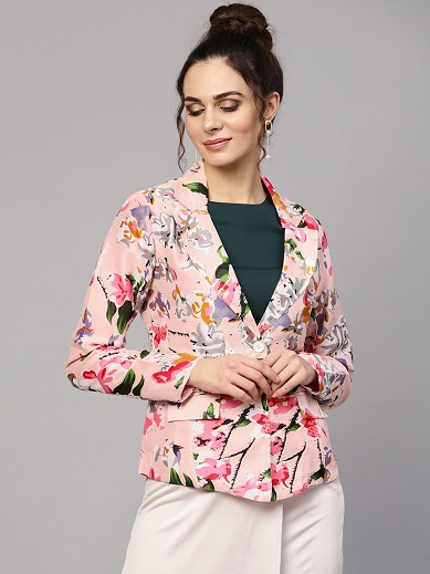 Floral Blazer For Women