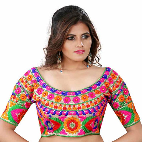 Readymade Colorful Saree blouse