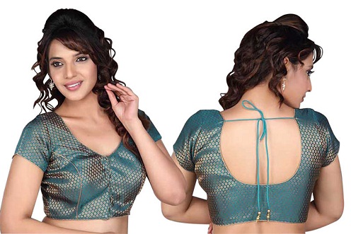 Brocade Readymade Saree Blouse