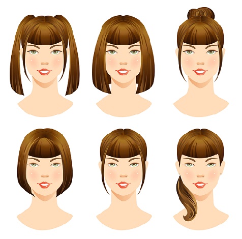 hairstyles with bangs