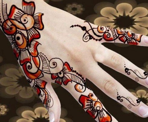 Abstract Design in Pakistani Mehndi’s