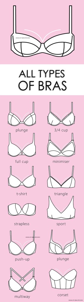 Different Types Of Bra Designs