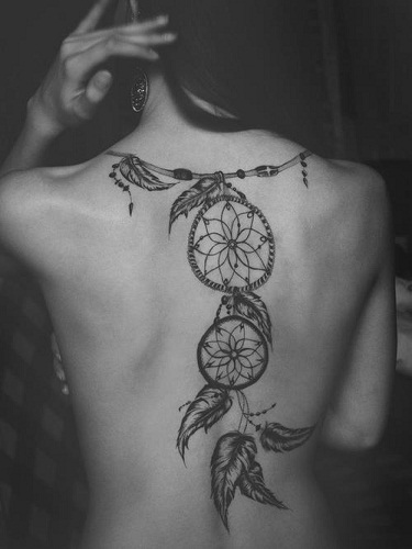 dream catcher tattoo design