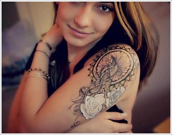 dreamcatcher tattoos for women