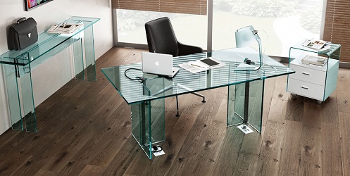 Glass Office Table Design