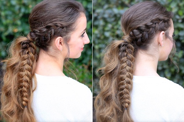 Half Braid Ponytail