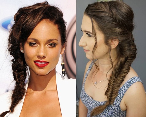 Loose Braided Medium Hairstyle