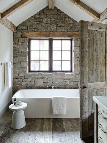 Rustic Industrial Inspired Bathroom