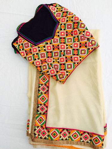 Bridal Blouse Designs-Gujrati Style Blouse 15