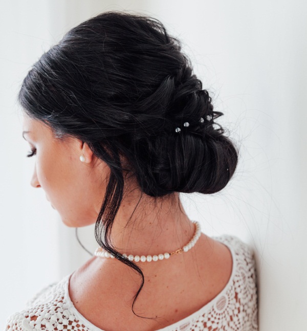 Elegant Indian Low Bun