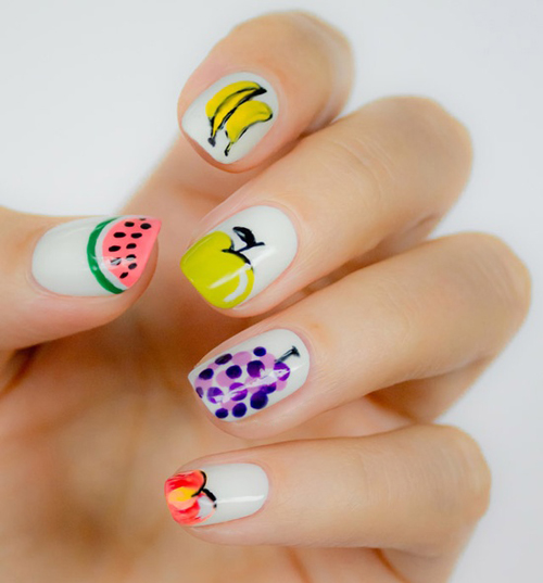 fruit nail art