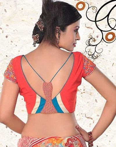 Blouse Back Neck Designs20