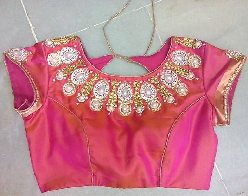 Festive Design On The Designer Blouse