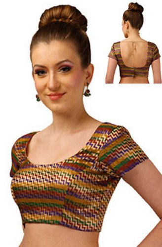 Saree Blouse Designs-Multicolored Blouse 10