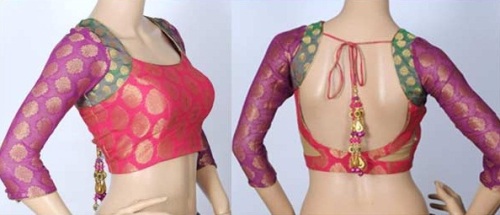 Saree Blouse Designs-Multicolored Blouse 23