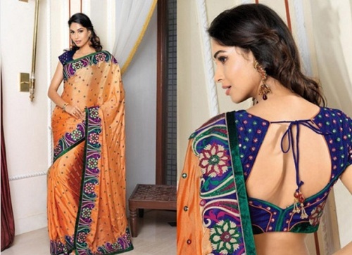 Saree Blouse Designs-Silk Saree Blouse 30