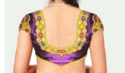 U Neck Blouse Design