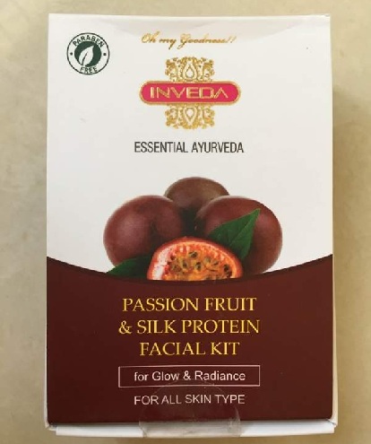 Inveda Passion Fruit & Silk Protein Facial Kit