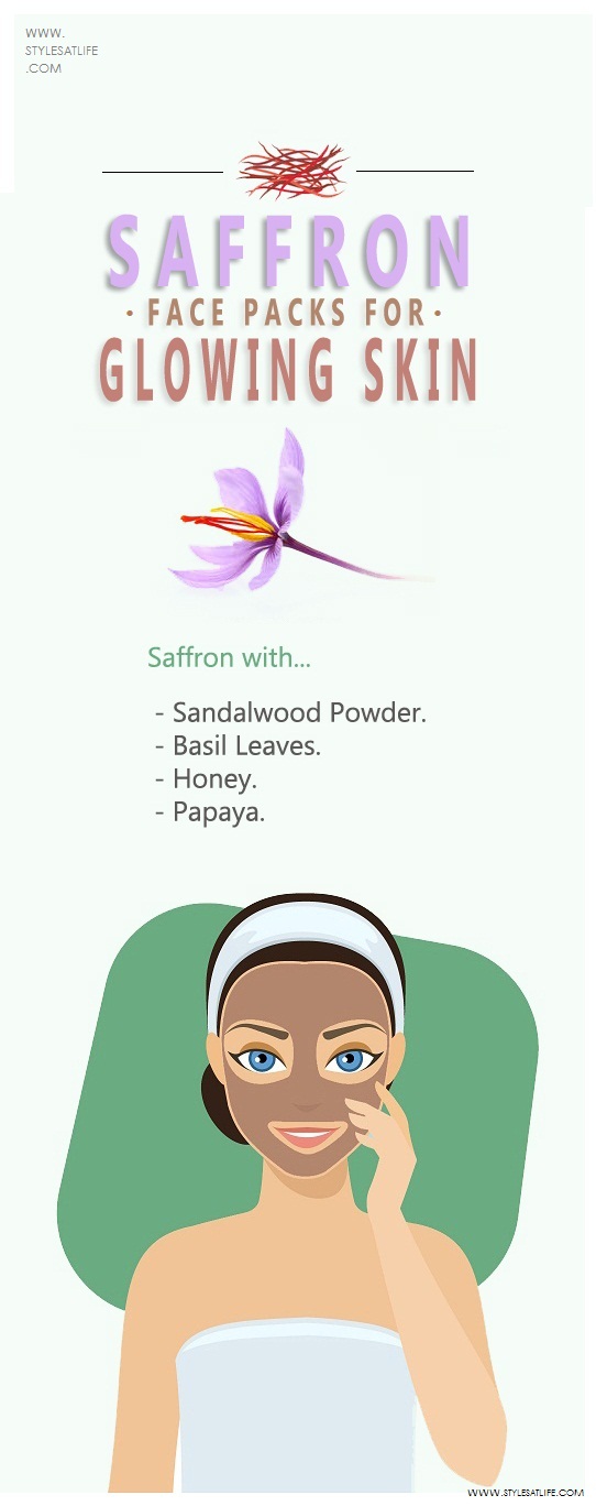 saffron face packs