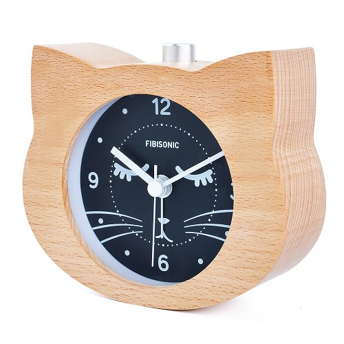 Wood Table Alarm Clock