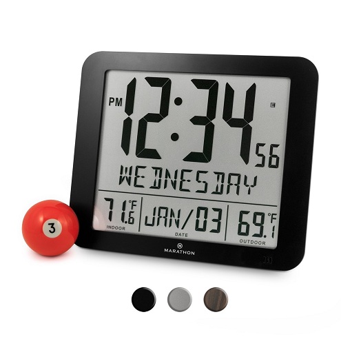 Atomic Wall Clock with Full Calendar