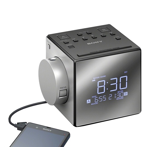 Projector Dual Alarm Clock