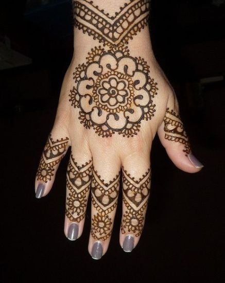 indian mehandi designs for hands