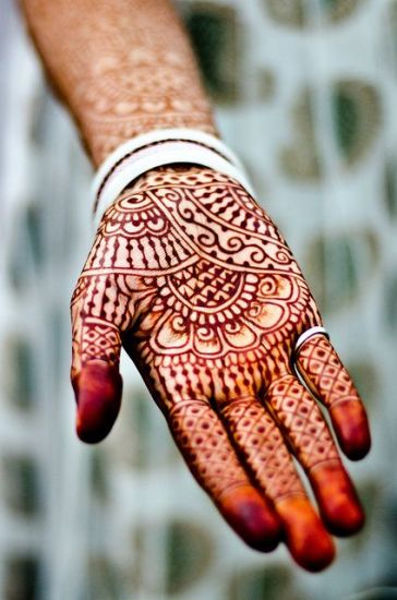 Reddish Indian Mehndi Design