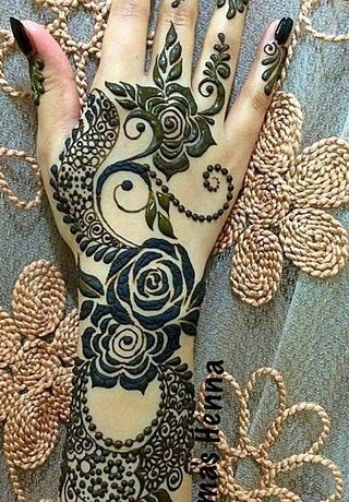 Designer Indian Mehndi Design