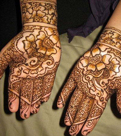 Shaded Indian Mehndi Design