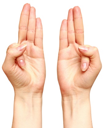 Mudras for Healing-Vayu Mudra