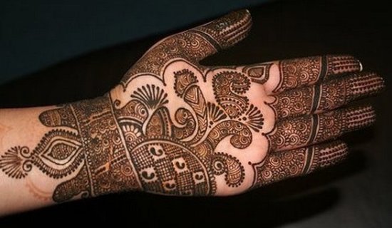 abstract mehndi design