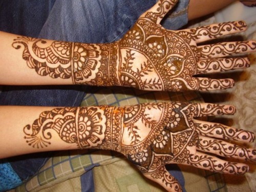 usual mehndi design