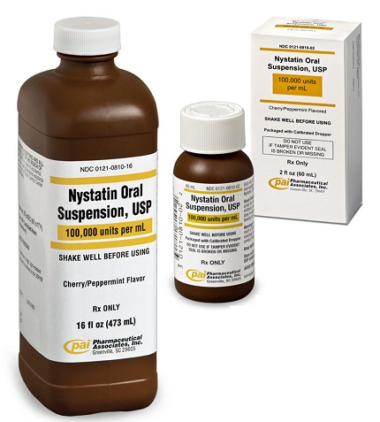 Nystatin Oral Suspension for Angular cheilitis