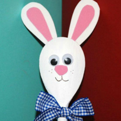 Bunny Wooden Spoon Craft