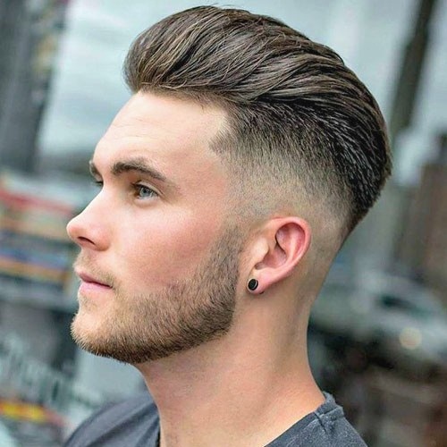 Modern Slick Back Hair