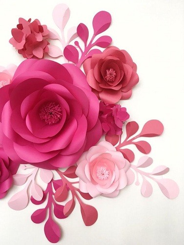 Artistic Paper Flower Crafts