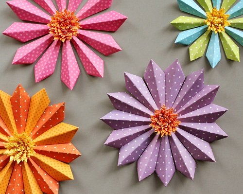 Exotically Designed Paper Flower Crafts