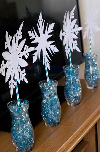 Table Centre Piece Frozen Crafts