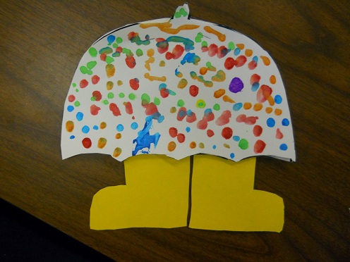 Baby Umbrella Craft