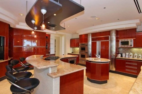 Island luxury kitchen