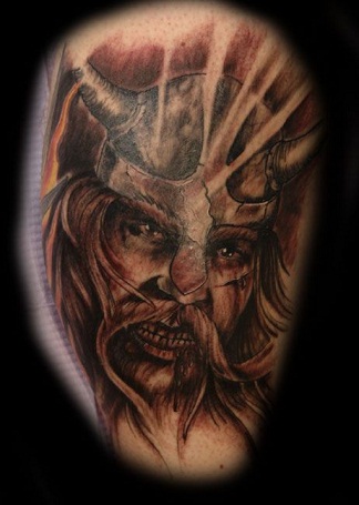 Graphic Viking Tattoos