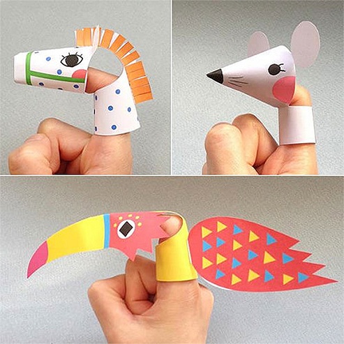 Facial Animal Puppets