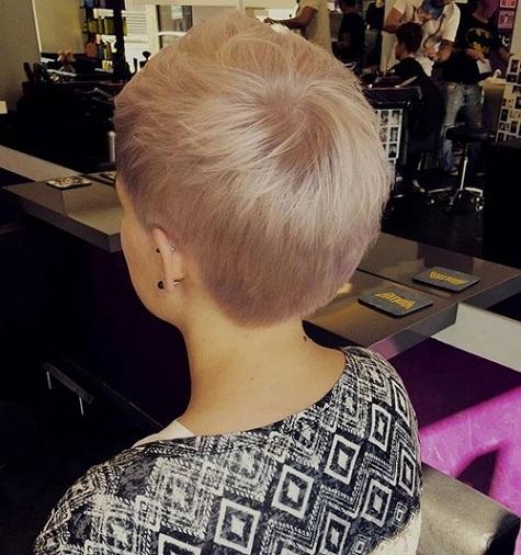 Flaxen Blonde U Cut