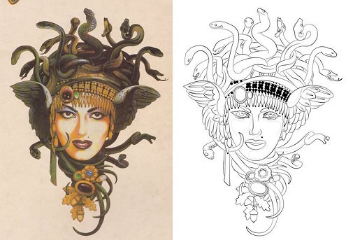 Stunning Medusa Tattoo Designs