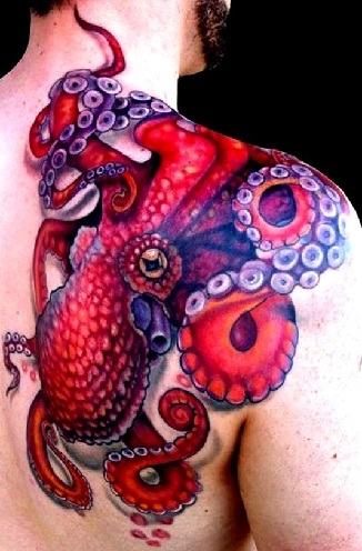 Striking Octopus Tattoo Design