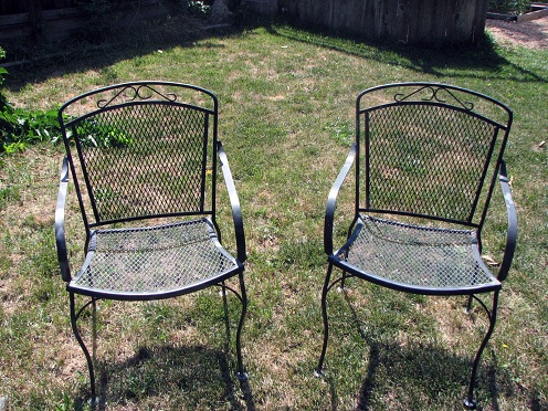 Steel Patio chairs