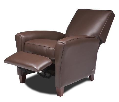 small reclier leather chair